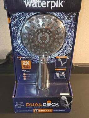 Waterpik PowerPulse DualDock Shower Head